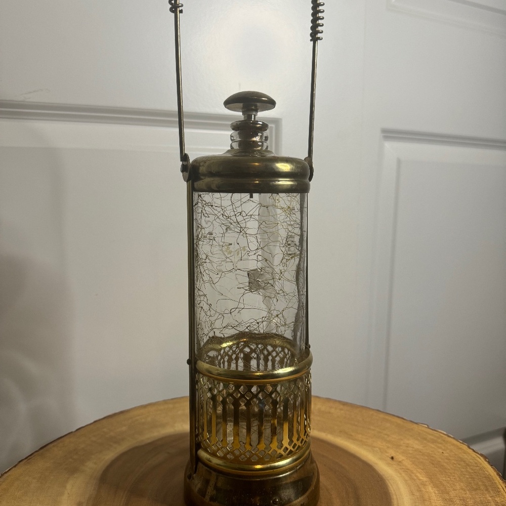 Vtg. 1960s Musical Glass Liquor Decanter